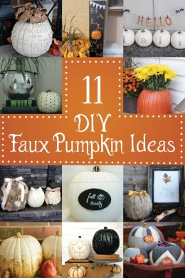 DIY Faux Fur Covered Pumpkins - BREPURPOSED