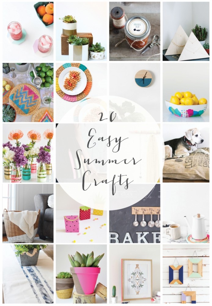 20 Easy Summer Crafts - BREPURPOSED