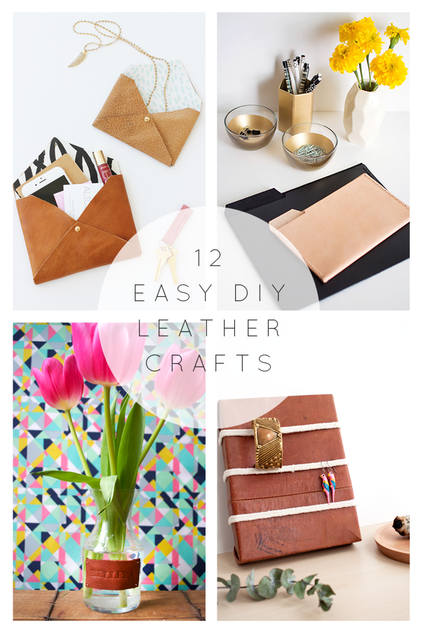 12 Easy DIY Leather Crafts - BREPURPOSED