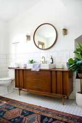 Modern Vintage Bathroom Reveal - BREPURPOSED