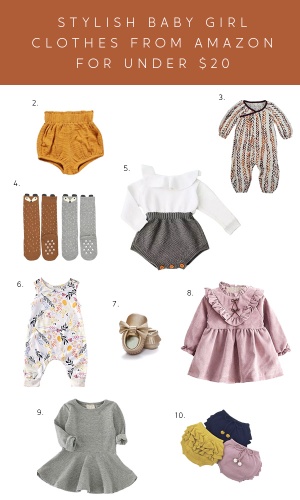 Stylish Baby Clothes on Amazon for Under $20 - BREPURPOSED