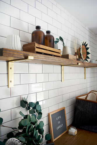 Modern Navy Laundry Room Refresh - BREPURPOSED