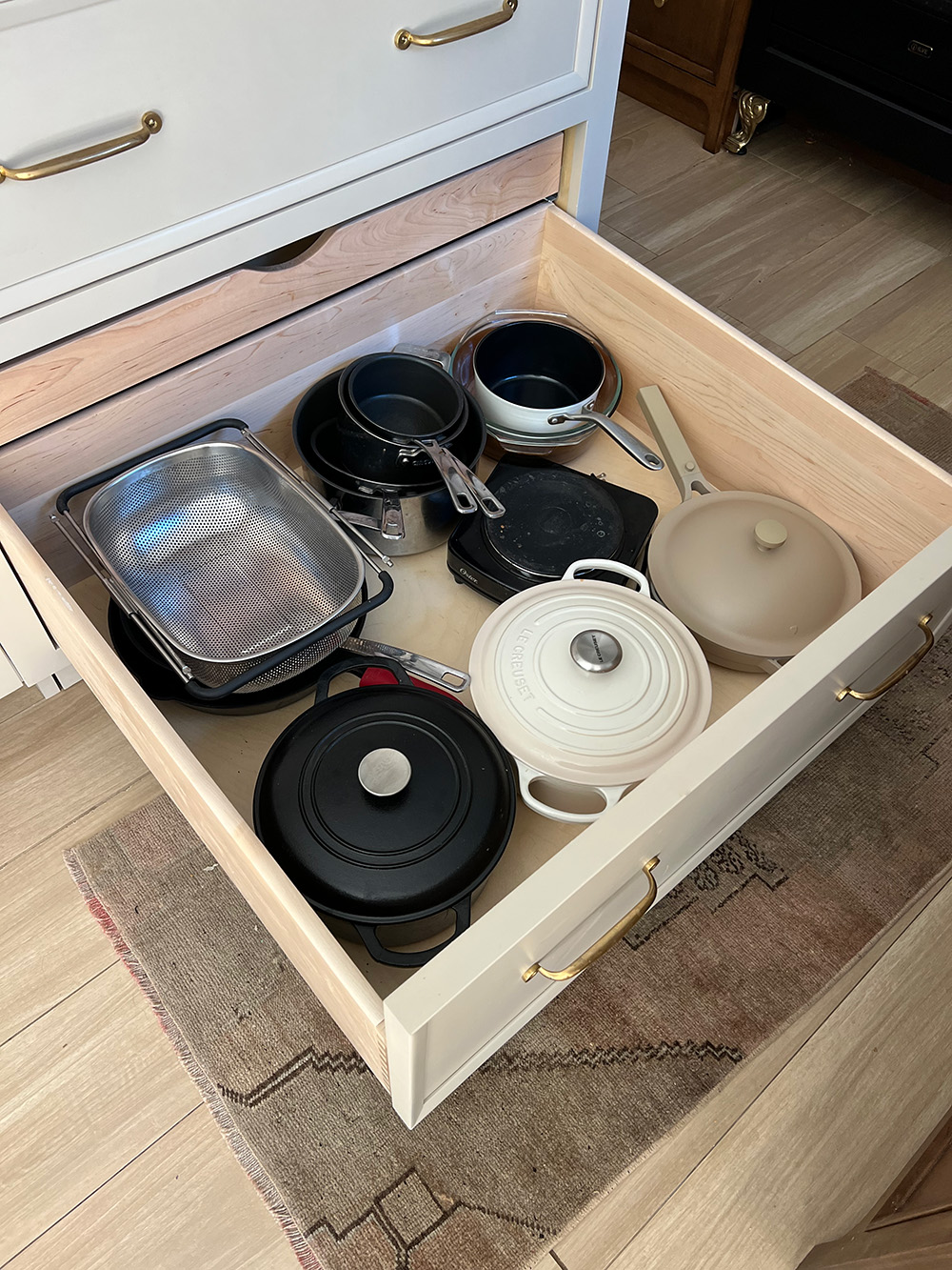 Hidden Small Appliance Storage in the Kitchen - BREPURPOSED