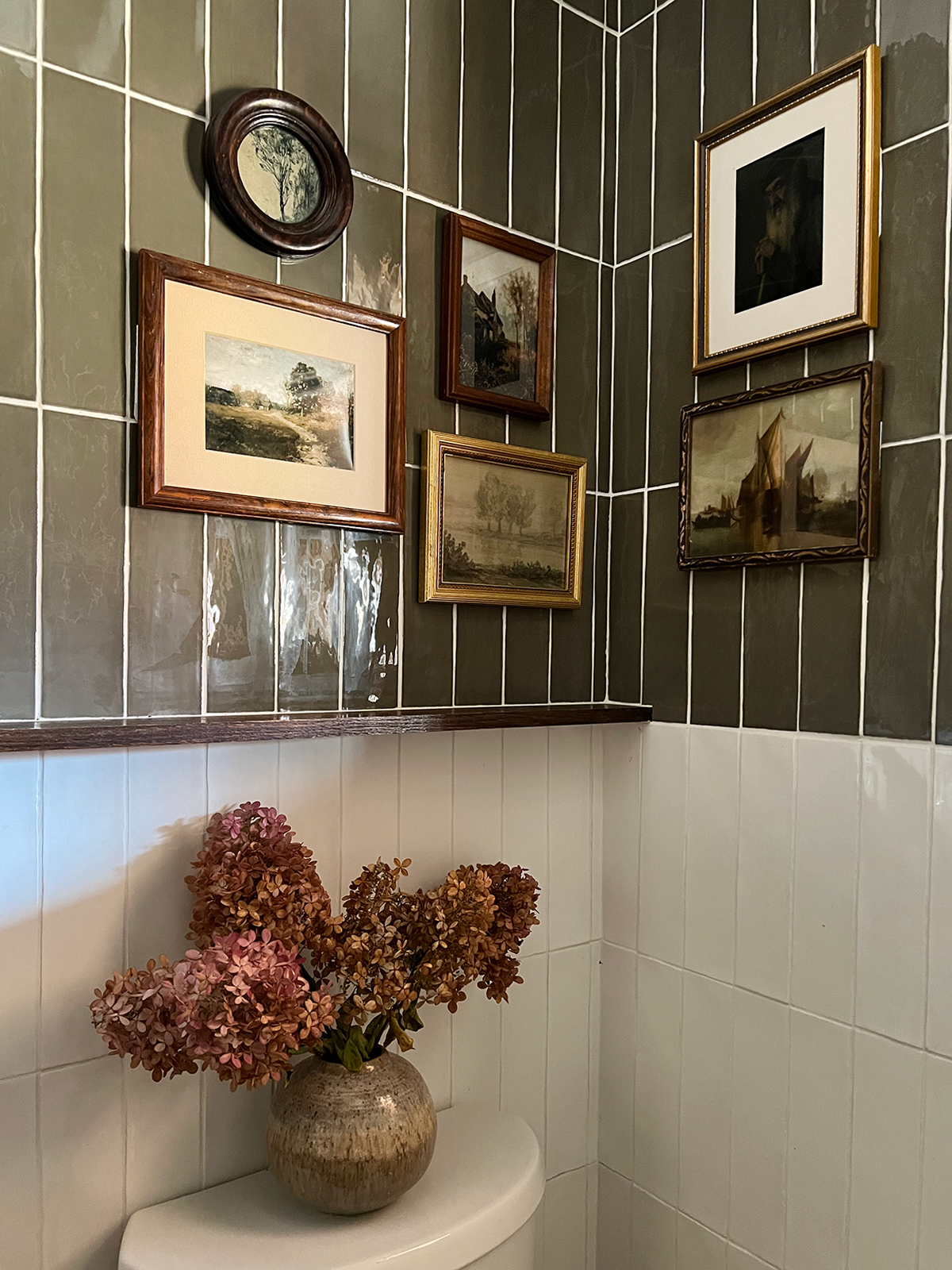 Gallery Wall in Bathroom